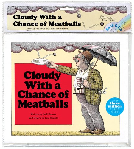 Cloudy with a Chance of Meatballs Book and CD  2012 9781442443372 Front Cover