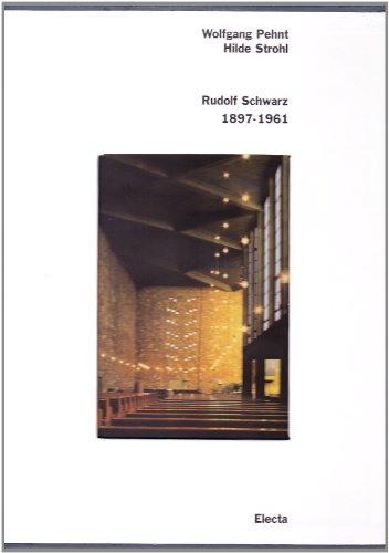 Rudolf Schwarz  2000 9788843572373 Front Cover