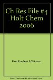 Chemistry : Chapter Resource File 6th 9780030414374 Front Cover