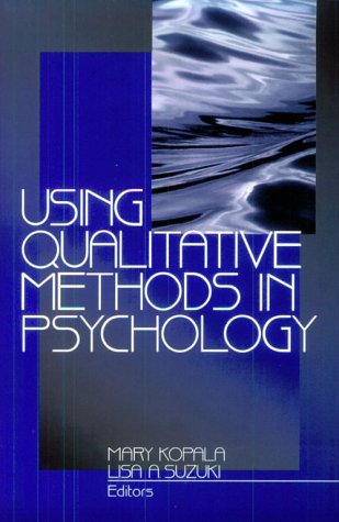 Using Qualitative Methods in Psychology   1999 9780761910374 Front Cover