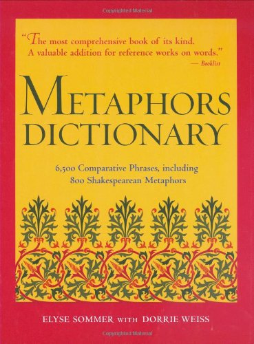 Metaphors Dictionary  N/A 9781578591374 Front Cover