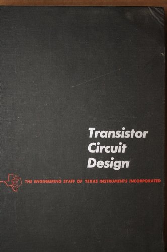 Transistor Circuit Design N/A 9780070637375 Front Cover