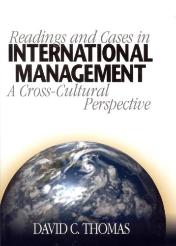Readings and Cases in International Management A Cross-Cultural Perspective  2003 9780761926375 Front Cover