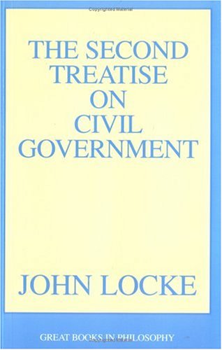 Second Treatise on Civil Government   1986 (Unabridged) 9780879753375 Front Cover