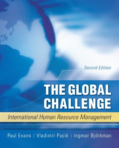 Global Challenge International Human Resource Management 2nd 2011 9780073530376 Front Cover