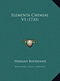 Elementa Chemiae V1  N/A 9781169812376 Front Cover
