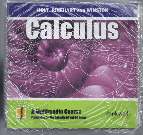 Thinkwell Calculus Multimedia Package 4th 9780030369377 Front Cover