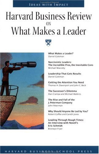 Harvard Business Review on What Makes a Leader   2002 9781578516377 Front Cover