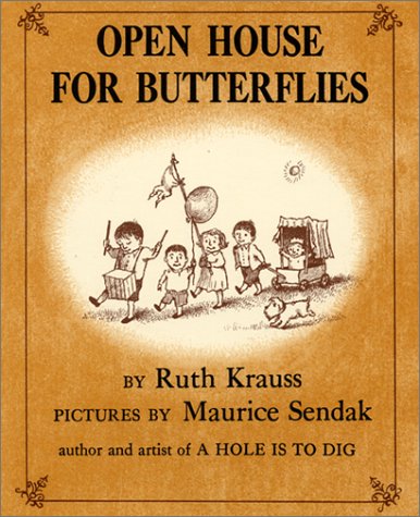 Open House for Butterflies  N/A 9780060286378 Front Cover