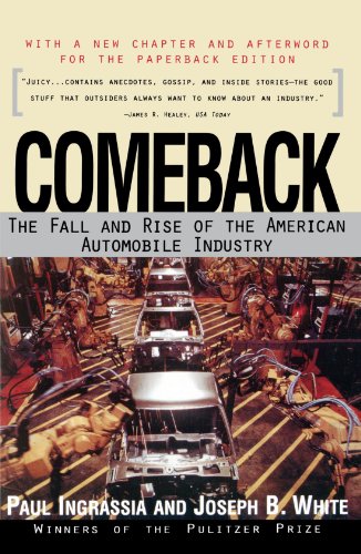 Comeback The Fall and Rise of the American Automobile Industry  1995 9780684804378 Front Cover