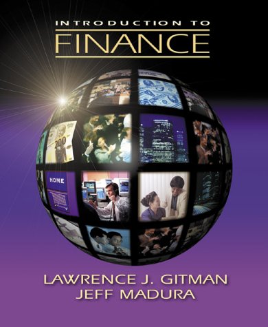 Introduction to Finance   2001 9780201635379 Front Cover