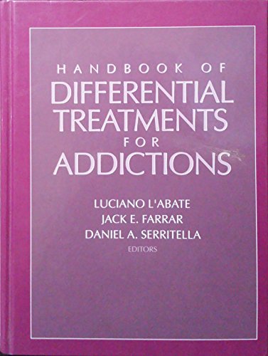 Handbook of Differential Treatment for Addictions  N/A 9780205132379 Front Cover