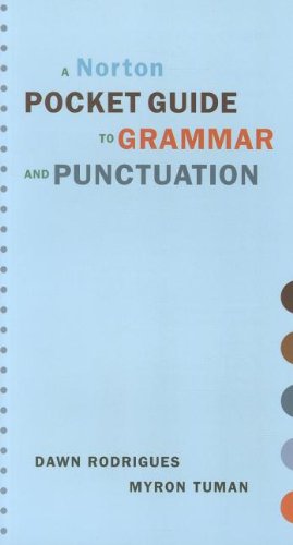 Norton Pocket Guide to Grammar and Punctuation (Norton Pocket Guides)   2006 9780393929379 Front Cover