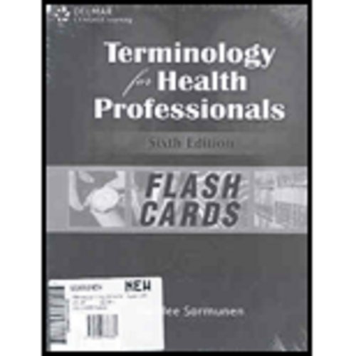 Terminology for Health Professionals  6th 2010 9781428376380 Front Cover