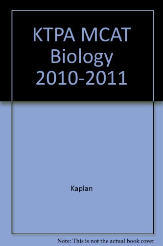 KTPA MCAT Biology: 2010-2011 N/A 9781607144380 Front Cover