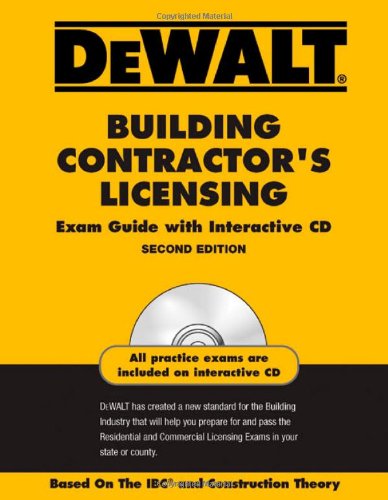 Building Contractor's Licensing Based on the Ibc and Construction Theory 2nd 2008 9780979740381 Front Cover