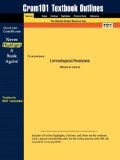 Outlines and Highlights for Limnological Analyses by Wetzel  3rd 9781428832381 Front Cover