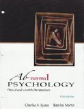 ABNORMAL PSYCHOLOGY (LOOSELEAF N/A 9781618826381 Front Cover
