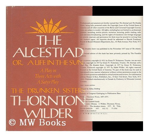 Alcestiad A Life in the Sun  1977 9780060146382 Front Cover
