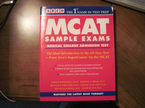 MCAT Sample Exams 1st 9780135444382 Front Cover