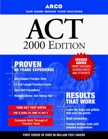 Master the ACT : 2000 Edition N/A 9780028632384 Front Cover