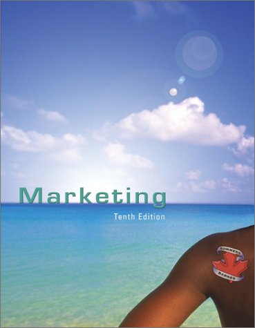 MARKETING >CANADIAN< 10th 2004 9780070914384 Front Cover
