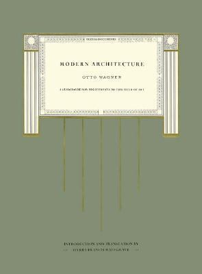 Modern Architecture A Guidebook for His Students to This Field of Art N/A 9780226869384 Front Cover