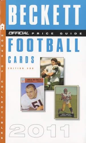 Beckett Official Price Guide to Football Cards 2011, Edition #30  Large Type  9780375723384 Front Cover
