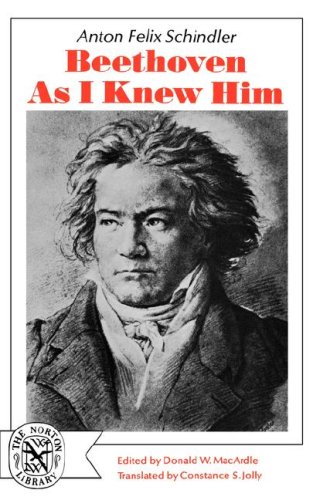 Beethoven As I Knew Him Reprint  9780393006384 Front Cover