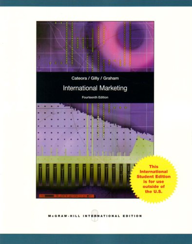 International Marketing  14th 2009 9780071288385 Front Cover