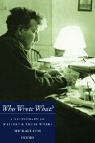Who Wrote What? A Dictionary of Writers and Their Works  2002 9780198605386 Front Cover
