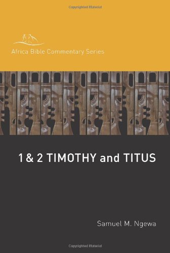 1 and 2 Timothy and Titus   2009 9789966805386 Front Cover