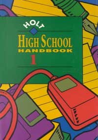 Holt High School Handbook Holt School 1st 9780030946387 Front Cover
