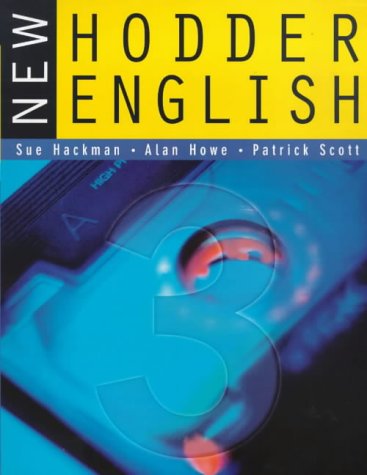 New Hodder English 3:   2001 9780340775387 Front Cover