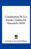 Constitucion de Los Estados Unidos de Venezuela  N/A 9781162446387 Front Cover