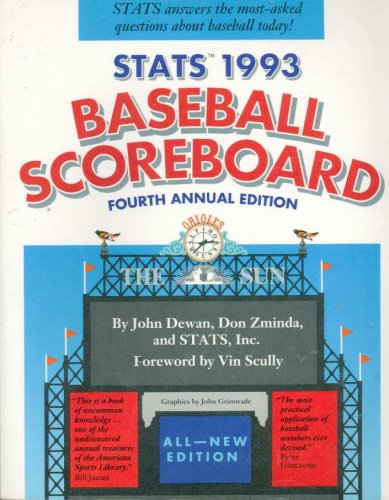 STATS Baseball Scoreboard, 1993 N/A 9780062731388 Front Cover