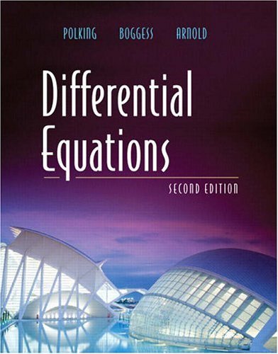 Differential Equations  2nd 2006 9780131437388 Front Cover