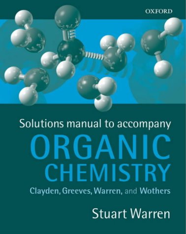 Solutions Manual for Organic Chemistry   2000 9780198700388 Front Cover