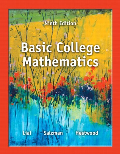 Basic College Mathematics Plus NEW Mylab Math with Pearson EText -- Access Card Package  9th 2014 9780321900388 Front Cover