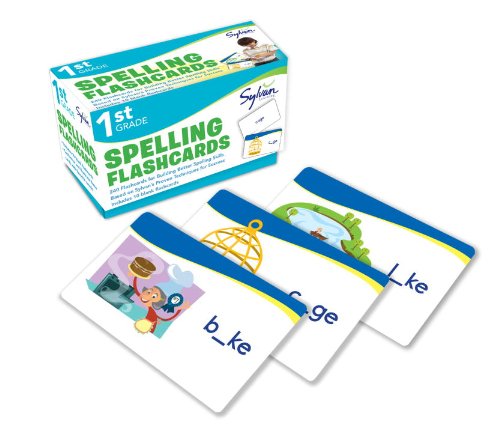 1st Grade Spelling Flashcards 240 Flashcards for Building Better Spelling Skills Based on Sylvan's Proven Techniques for Success N/A 9780307479389 Front Cover