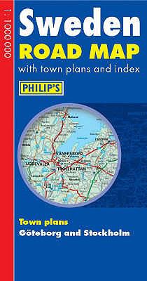Sweden Road Map (Philip's Road Atlases & Maps) N/A 9780540087389 Front Cover