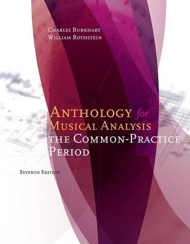 Anthology for Musical Analysis The Common-Practice Period 7th 2015 (Revised) 9781285778389 Front Cover