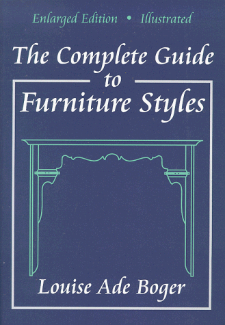 Complete Guide to Furniture Styles  Enlarged  9780881339390 Front Cover