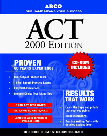 Arco Master the Act : 2000 Edition (Master the New Act Assessment) N/A 9780028632391 Front Cover