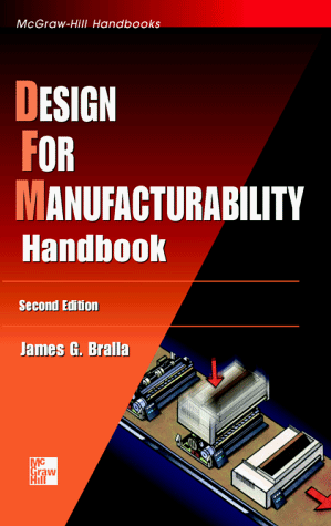 Design for Manufacturability Handbook 2nd 1999 (Revised) 9780070071391 Front Cover