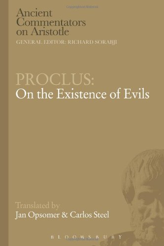 Proclus: on the Existence of Evils   2014 9781472557391 Front Cover