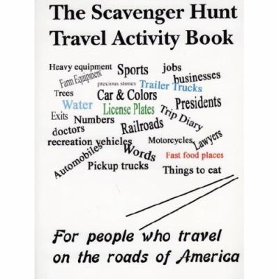 Scavenger Hunt Travel Activity Book  N/A 9780615143392 Front Cover