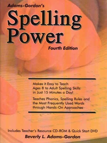 Spelling Power with Cd and Dvd (Teacher's)  4th 9781888827392 Front Cover