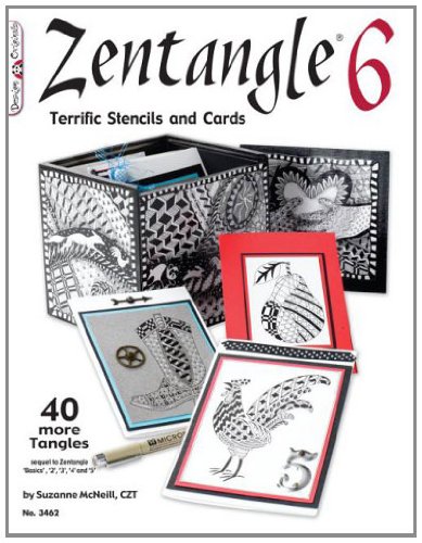 Zentangle 6 Terrific Stencils and Cards  2010 9781574213393 Front Cover