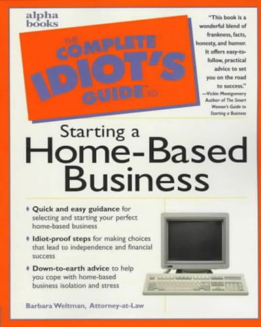 Complete Idiot's Guide to Starting Home-Based Busine   1997 9780028615394 Front Cover